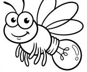 Coloriage Luciole de bande anim&eacute;e