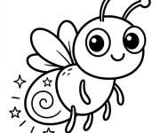 Coloriage et dessins gratuit Luciole du monde de cartoon à imprimer