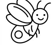 Coloriage et dessins gratuit Luciole en &eacute;moji à imprimer