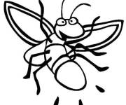 Coloriage Luciole hilariant