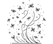 Coloriage Lucioles qui dansent ps