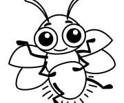 Coloriage Petite Luciole pour enfants