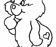 Coloriage et dessins gratuit Petit Ours pour enfant à imprimer