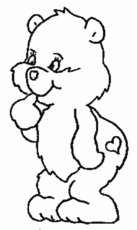 Coloriage Petit Ours Pour Enfant Dessin Gratuit à Imprimer