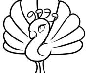 Coloriage B&eacute;b&eacute; paon