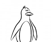 Coloriage Dessin de Pingouin