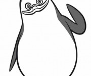 Coloriage et dessins gratuit Pingouin banquise à imprimer