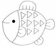 Coloriage Poisson à télécharger