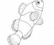 Coloriage et dessins gratuit Poisson maternelle à imprimer