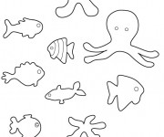 Coloriage Poisson pour enfants