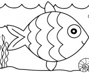 Coloriage Une image de Poisson