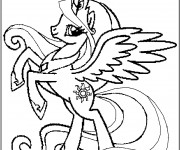 Coloriage Poney licorne