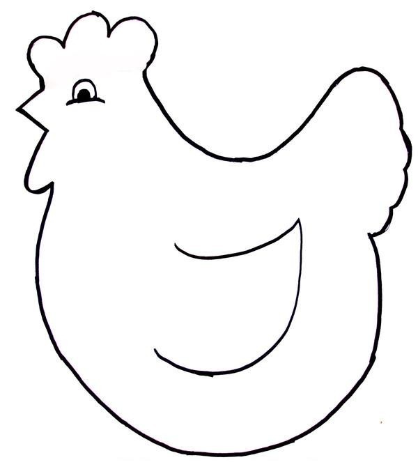Coloriage Poule 26 dessin gratuit à imprimer