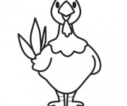 Coloriage Poule 31