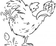 Coloriage Poule 37