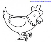 Coloriage et dessins gratuit Petit Poulet à imprimer