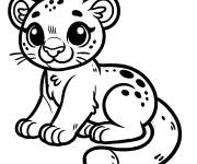 Coloriage B&eacute;b&eacute; Puma
