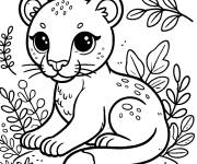 Coloriage Puma animal