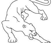 Coloriage et dessins gratuit Puma basique à imprimer
