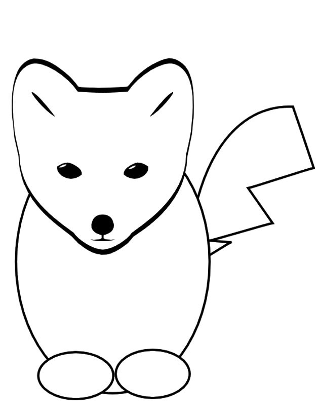 Coloriage Renard Dessin Animé Dessin Gratuit à Imprimer