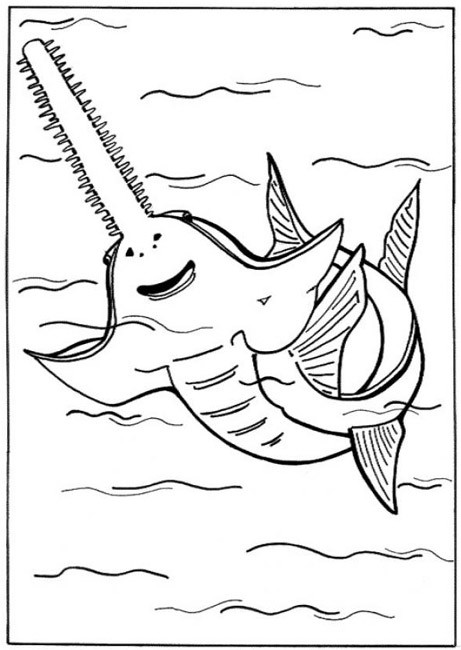Coloriage et dessins gratuits Requin Scie à imprimer