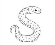 Coloriage Abstrait serpent
