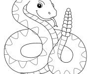 Coloriage Anaconda gentille