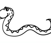Coloriage B&eacute;b&eacute; serpent