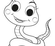 Coloriage B&eacute;b&eacute; serpent ce1