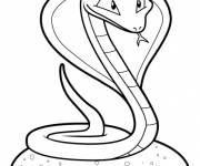 Coloriage Cobra de bande anim&eacute;