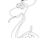 Coloriage Crotale du magicien