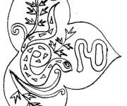 Coloriage Image traditionnel du serpent