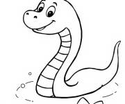 Coloriage Lac du Serpent