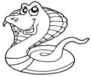Coloriage et dessins gratuit Le venin de serpent en noir et blanc à imprimer