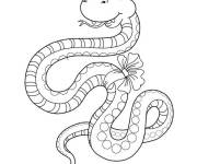 Coloriage Reine serpent