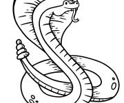 Coloriage Serpent bizarre