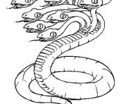 Coloriage Serpent Hydre