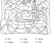 Coloriage Serpent magique en couleurs