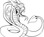 Coloriage Serpent ou dragon