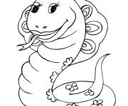 Coloriage Serpent ou poisson