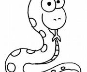 Coloriage Serpent pour enfant
