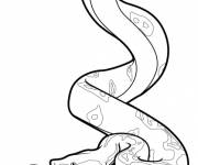 Coloriage Serpent pour petit
