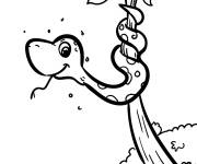 Coloriage Serpent sociable