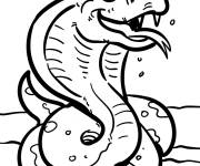 Coloriage Serpent sympathique