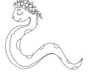 Coloriage Serpent zen