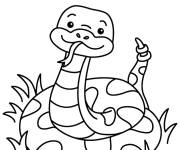 Coloriage Serpents pour la maternelle