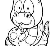 Coloriage Toddler serpent