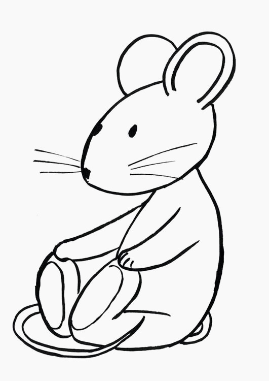 Coloriage A Imprimer Souris
