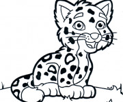 Coloriage Petit Tigre