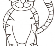 Coloriage Tigre pour enfant